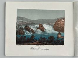 Rheinfall bei Schaffhausen Briquet Cuvillier Lemercier