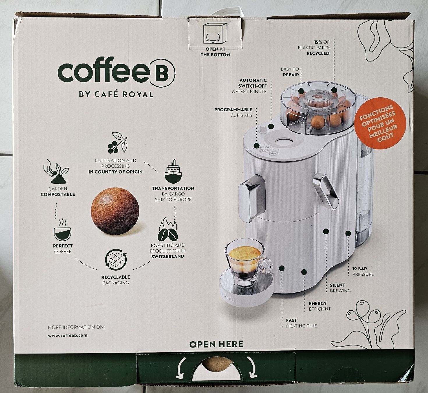 Coffee B Macchine per caffè & Macchine per espresso: CoffeeB Globe Kaffeemaschine - Neuwertig – Nuovo (secondo la descrizione) da Holderbank AG venduto da Dale29 2