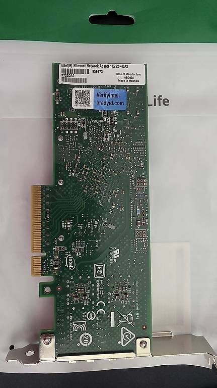 Intel Unità & Adattatore: Intel X722 DA2 Dual 10gbit Netzwerkkarte – Usato da Pfäffikon ZH venduto da My_way20