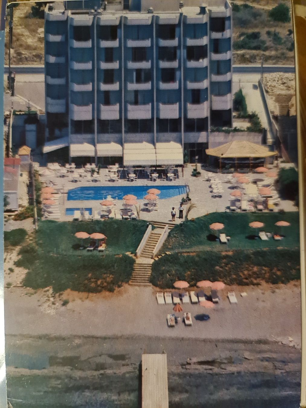 Cartoline postali: Adonia Beach Hotel Zypern Postkarte 1984 – Usato da Dintikon venduto da Vexi