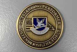 Military Coin – Outstanding Performer Defender of the Force