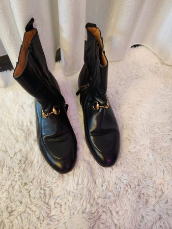 Gucci Damen Stiefel Schwarz, Grösse 38, Herbst Sale!