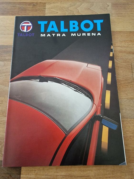 Talbot Matra Murena 1982 catalogue brochure | Kaufen auf Ricardo