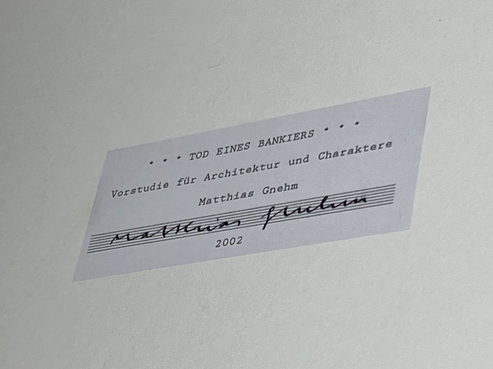 Sammelbilder & Trading cards: Tod Eines Bankiers  Matthais Gnehm – Gebraucht aus Spiez von White_73 6