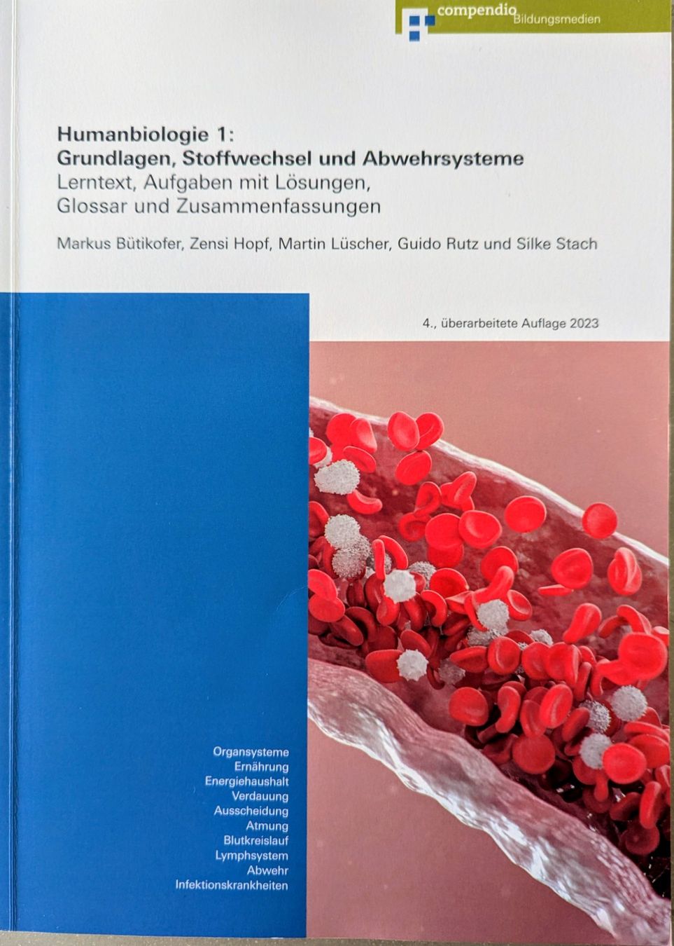 Bücher: COMPENDIO// HUMANBIOLOGIE 1 – Gebraucht aus Schliern b Koeniz von Nuvisions