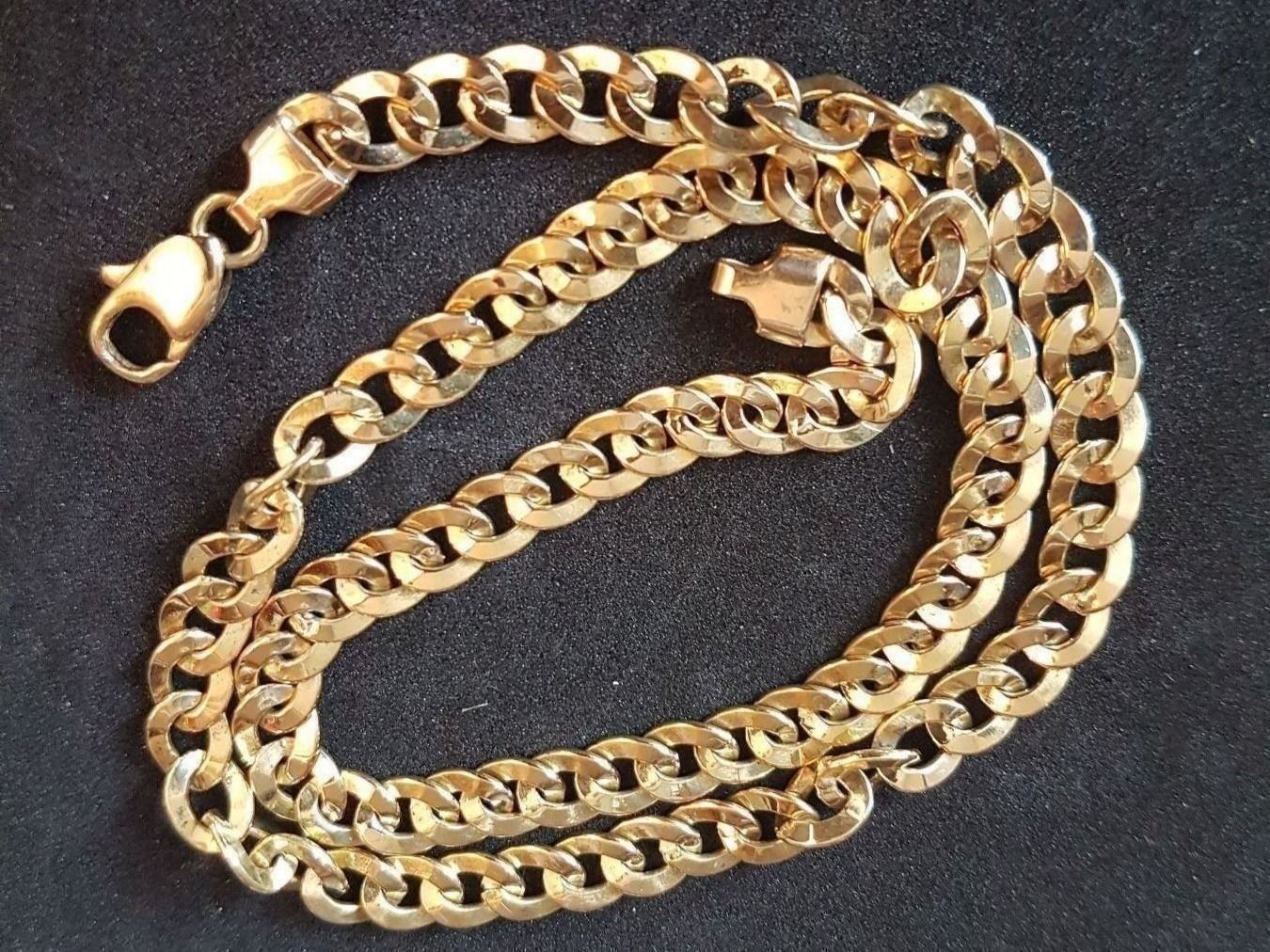 Catenine: Edle Panzerkette aus 18 Karat Gold – Nuovo (secondo la descrizione) da Unterägeri venduto da Altgoldschmuck 6