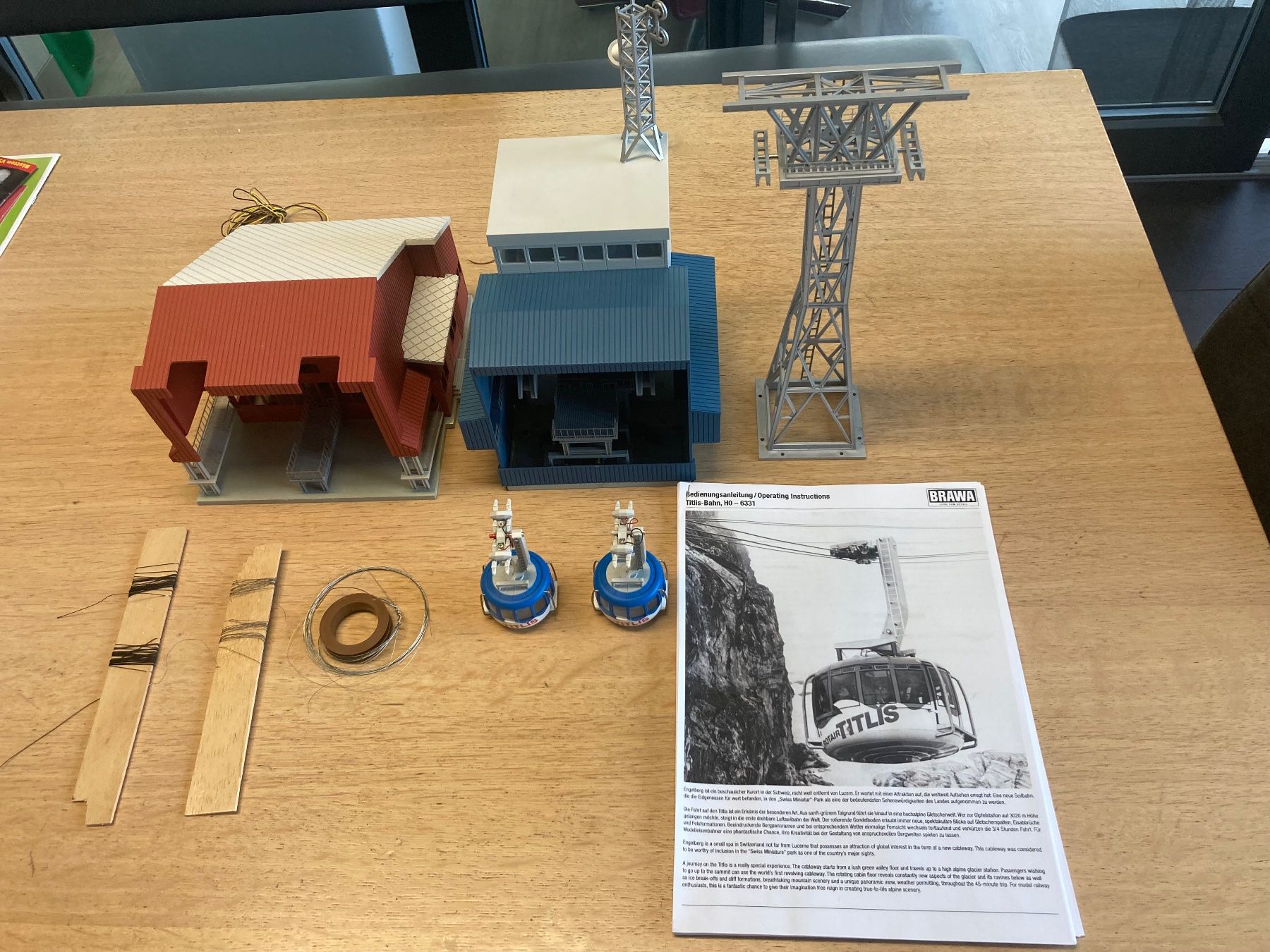 Brawa Modellini di ferrovie: Brawa guterhaltene Titlis Seilbahn – Usato da Willisau venduto da Sherby