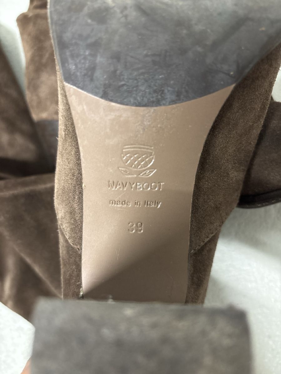 Navyboot Damenschuhe: Navyboot brown sued knee high boots – Gebraucht aus Zürich von kam_ysh2 3
