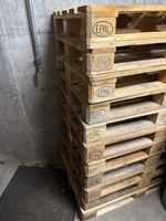 EPAL Europaletten Holz hell gebrauchter Zustand 11Stück