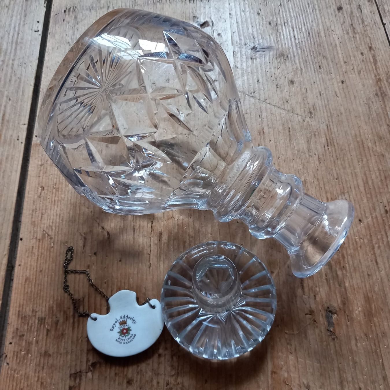 Caraffe: Kristallkaraffen 4 Stück mit  Adderley Schilder – Usato da Ebnat-Kappel venduto da blazzi 1