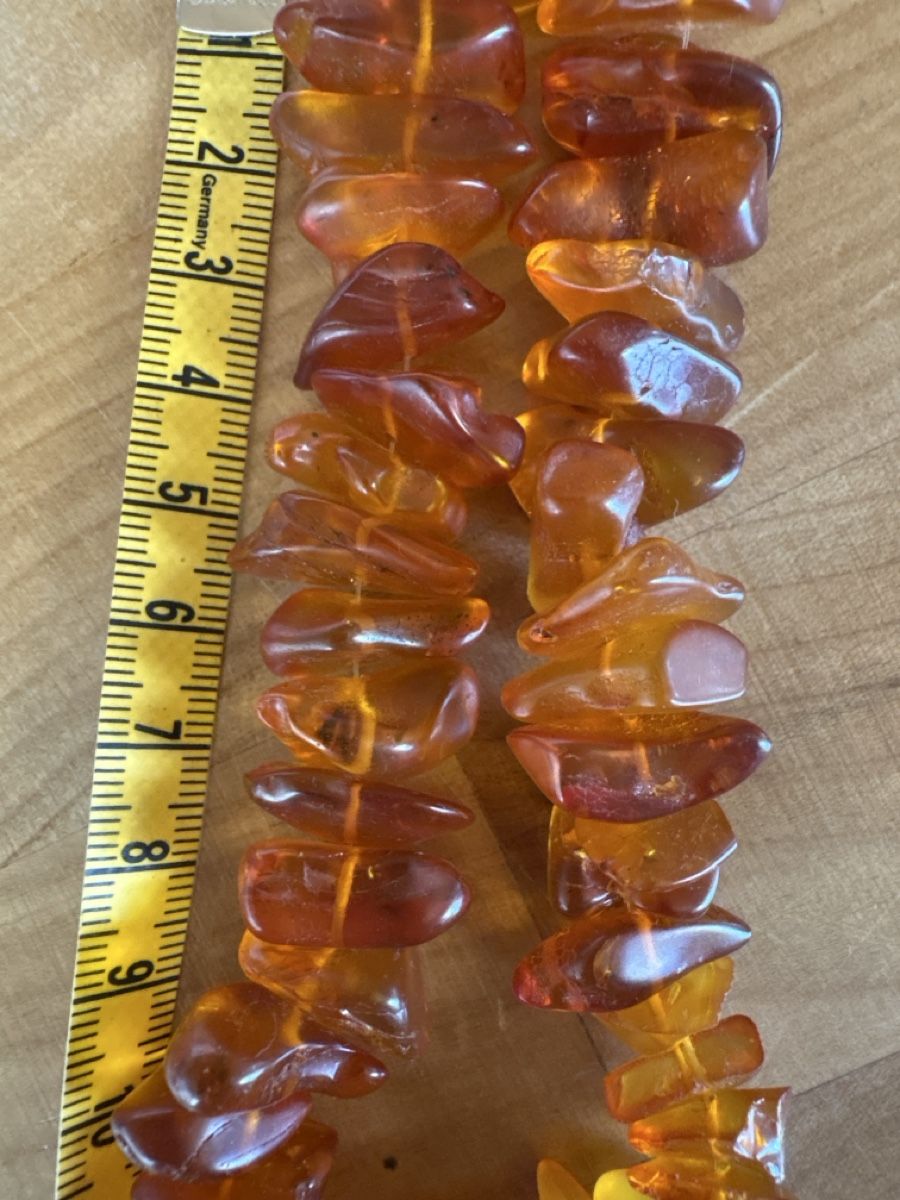 Ketten: Ketten Strang aus Bernstein 29 cm lang – Neu (gemäss Beschreibung) aus Rümlang von Sambas19 1