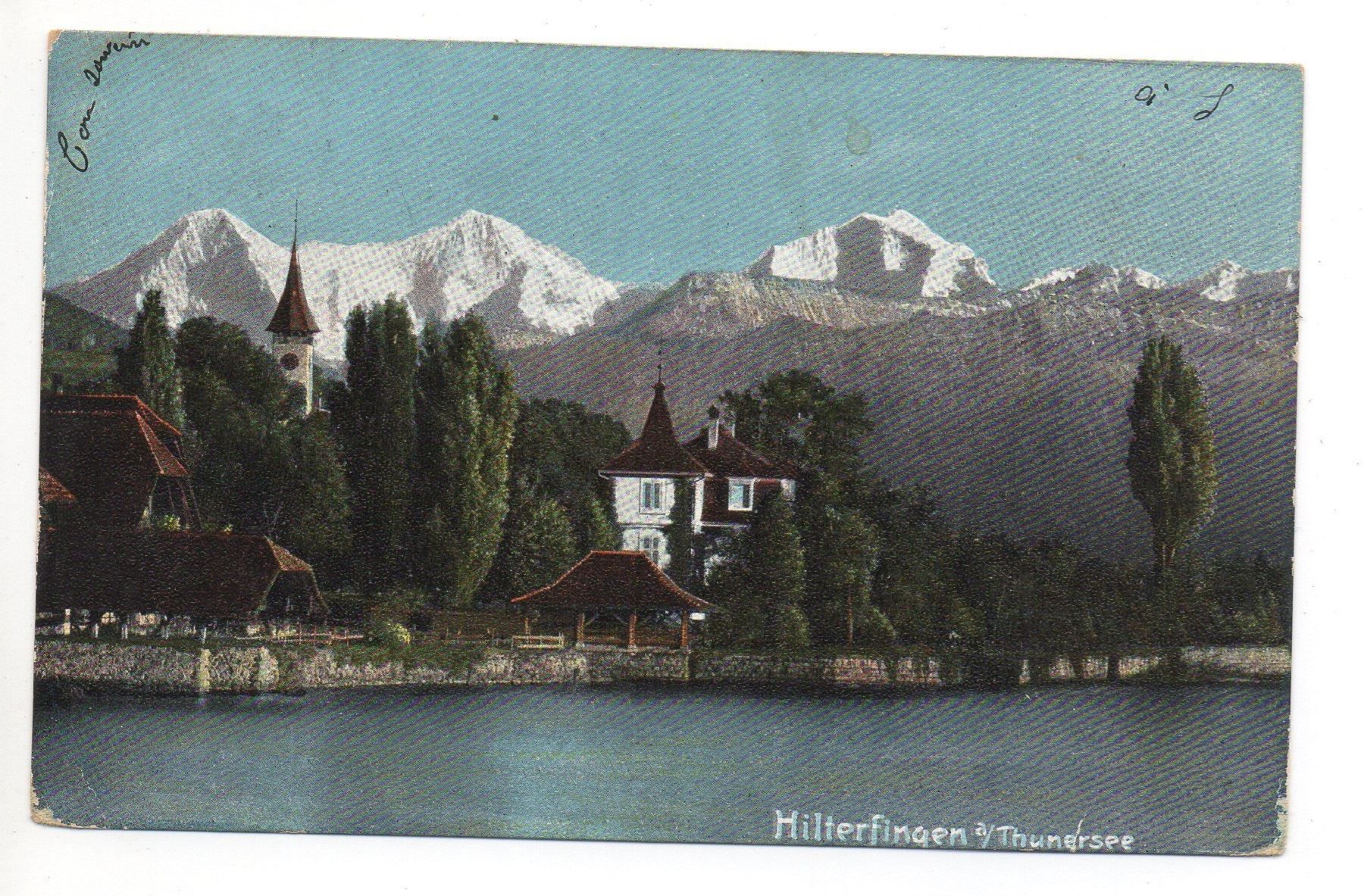 Ansichtskarten: HILTERFINGEN am Thunersee – Gebraucht aus Jona von philajona