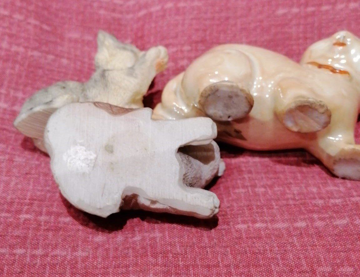 Statuette: drei kleine Katzenfiguren – Usato da Grächen venduto da Hel7890 1