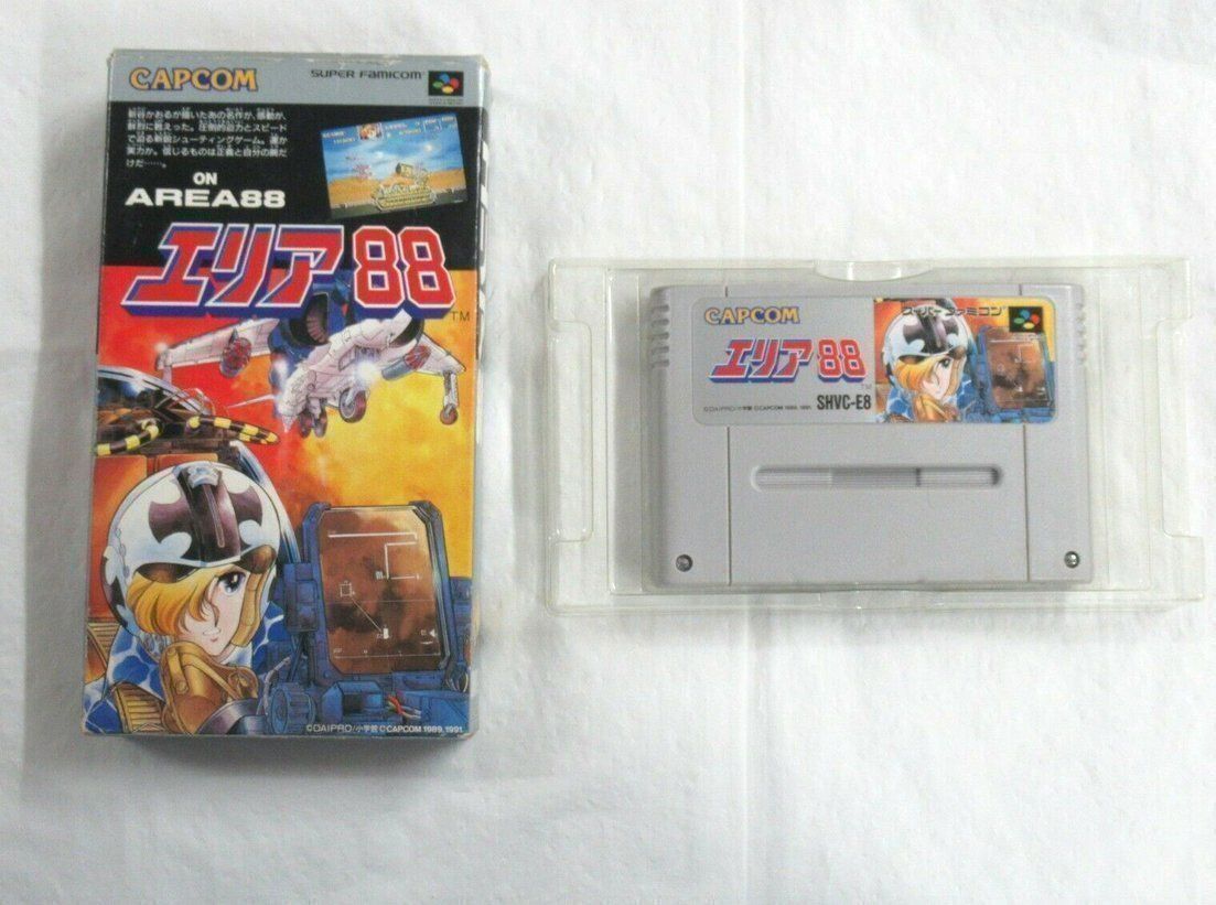 Nintendo Giochi: AREA 88 (JAP) - SUPER FAMICOM – Usato da Spiegel b. Bern venduto da Natix