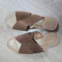 Sandalen braun Grösse 37 Leder von Manoukian gebraucht
