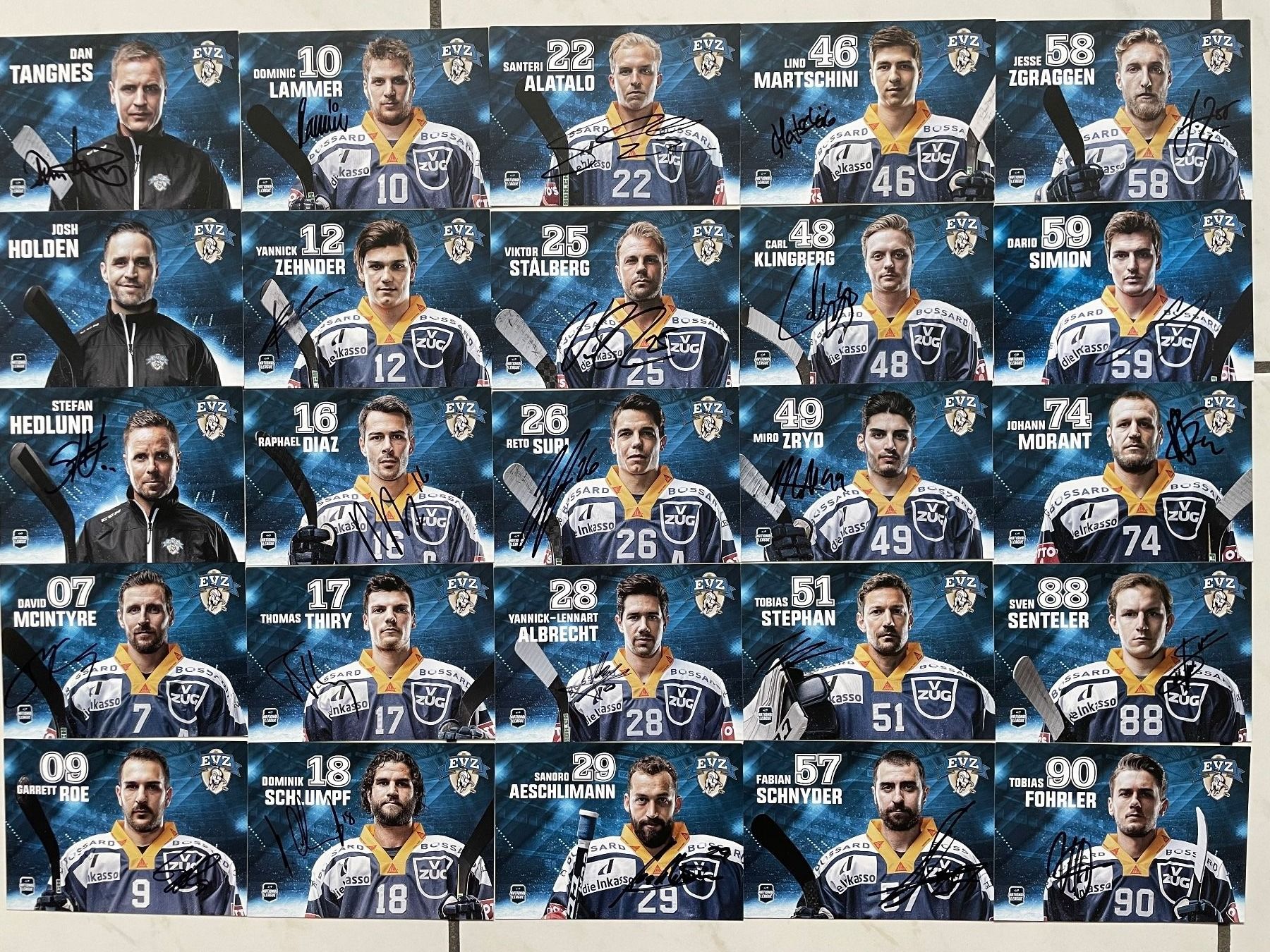 Autografi: Set EVZ Fankarten – Nuovo (secondo la descrizione) da Baar venduto da lejaro.frank