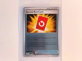 Pokemon Chaos Rising Special Red Card REV HOLO ENG NEU WOW!