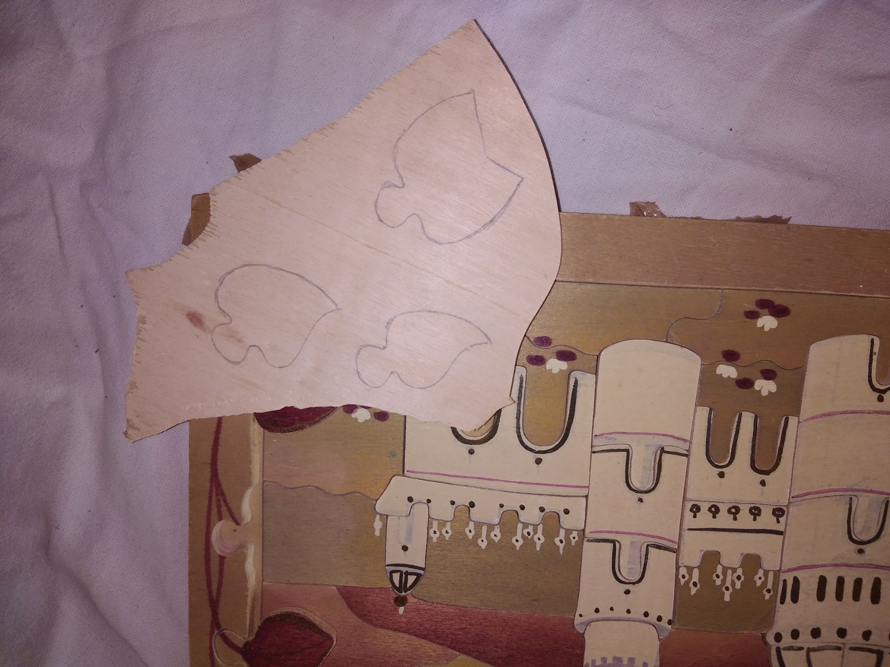 Puzzle: Holzpuzzle Schloss/ Dornröschen – Usato da Adetswil venduto da sni17 1