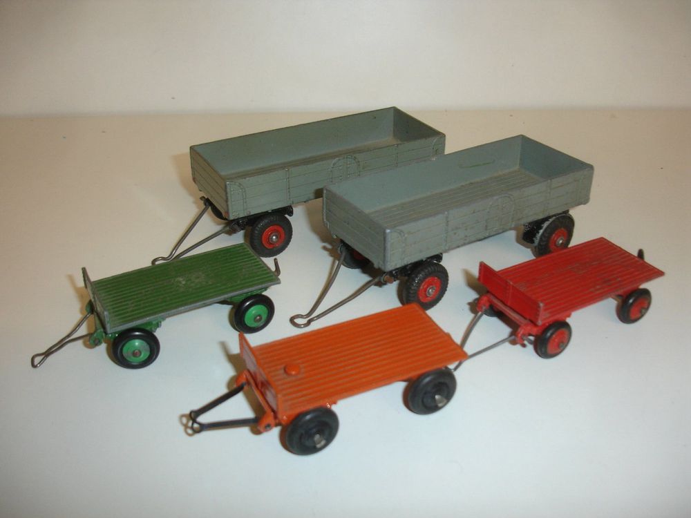 Dinky Toys F - Remorque Plateau 1/43, Zamac, Bon état Original