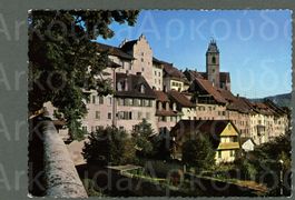 AK color Aarau AG Altstadt,Stempel: Feldhandball-WM ≈ 1963