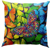Diamond Painting Kissenbezug Schmetterling-4-Zier-326