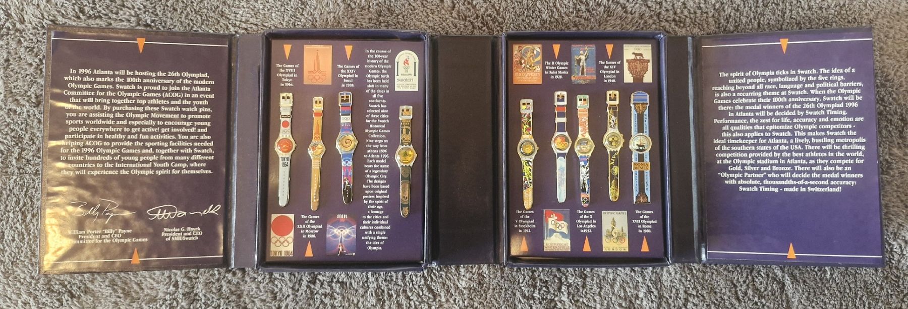 Plaketten & Abzeichen: Swatch Olympic Games Collection, Limited Edition! – Gebraucht aus Grenchen von 170 2