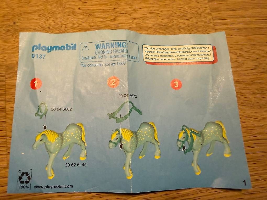 Playmobil Giocattoli: Playmobil Wasserfee mit Pferd Aquarius 9137 – Usato da Horw venduto da nadine_zieht_um 1