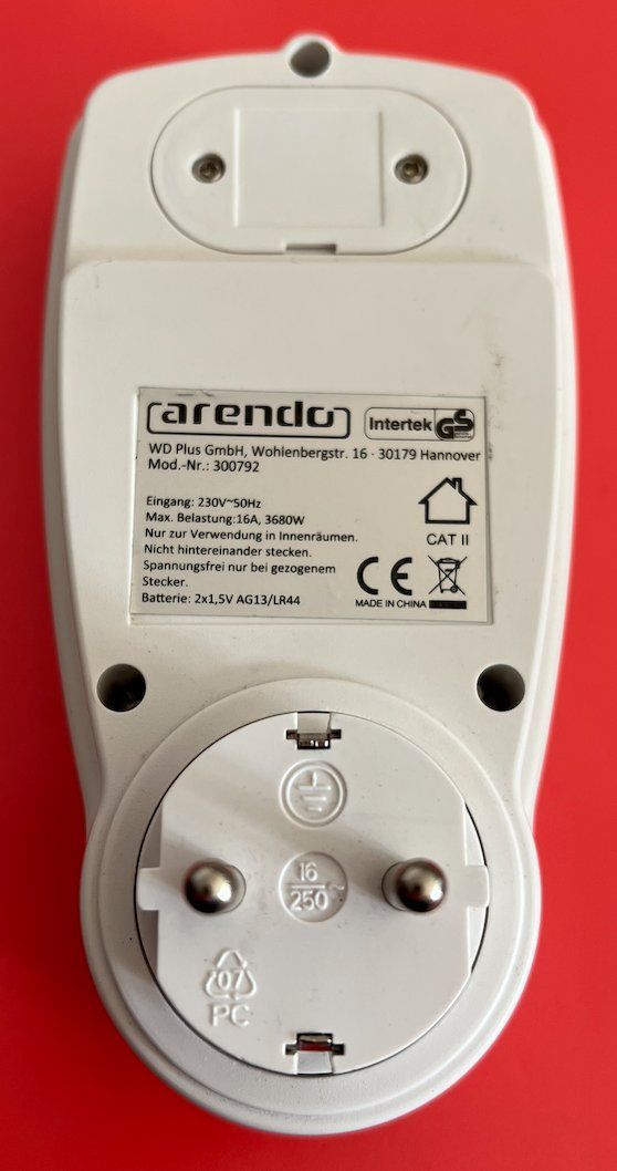Tutti gli attrezzi: Arendo Energy Cost Meter 3680 W – Nuovo (secondo la descrizione) da Wisen venduto da Tukta08 1