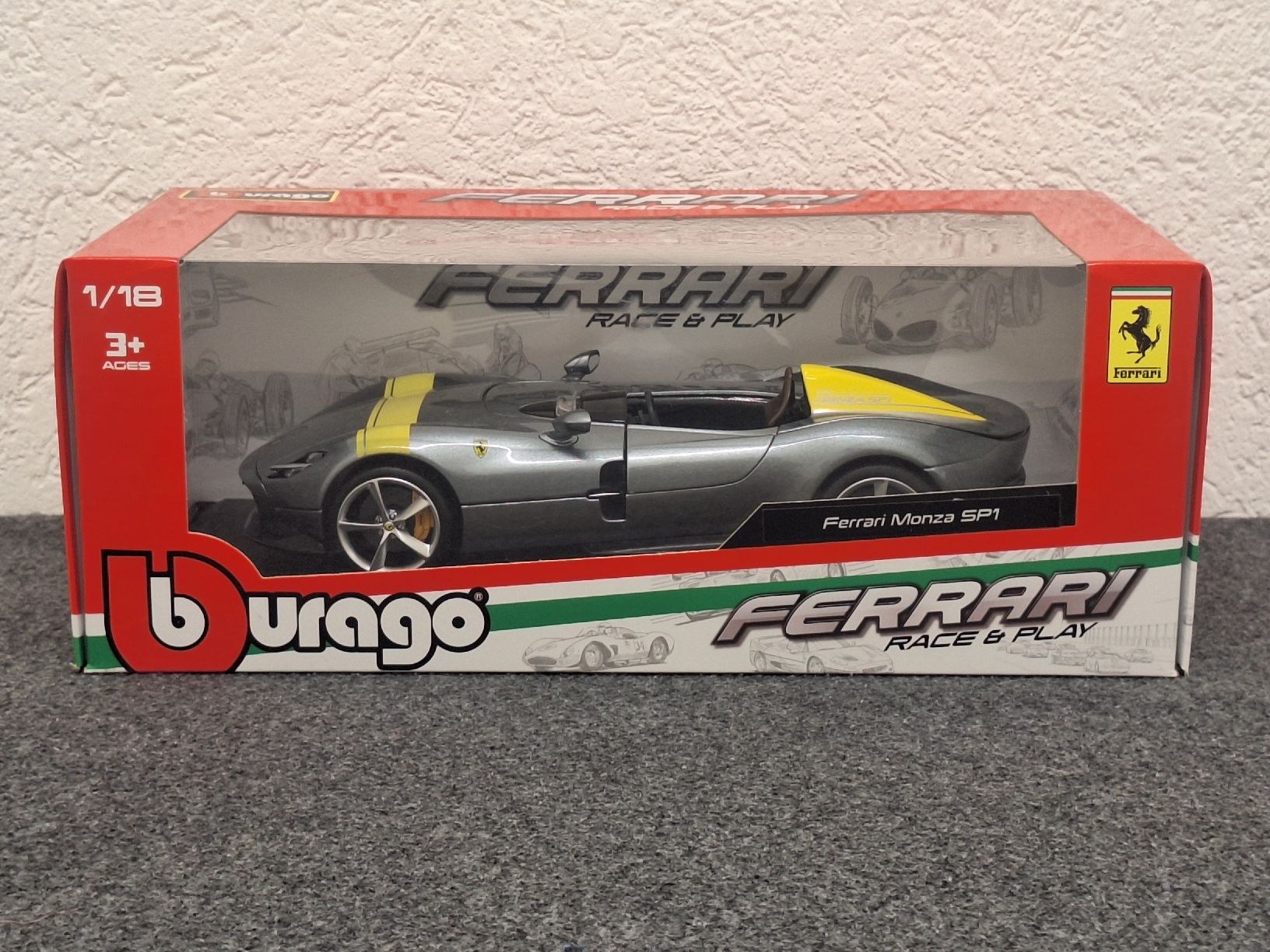 Bburago Voitures modèles: Bburago Ferrari Monza SP1 1/18 – Neuf (Voir description) à Grüt (Gossau ZH) par wisdomio7