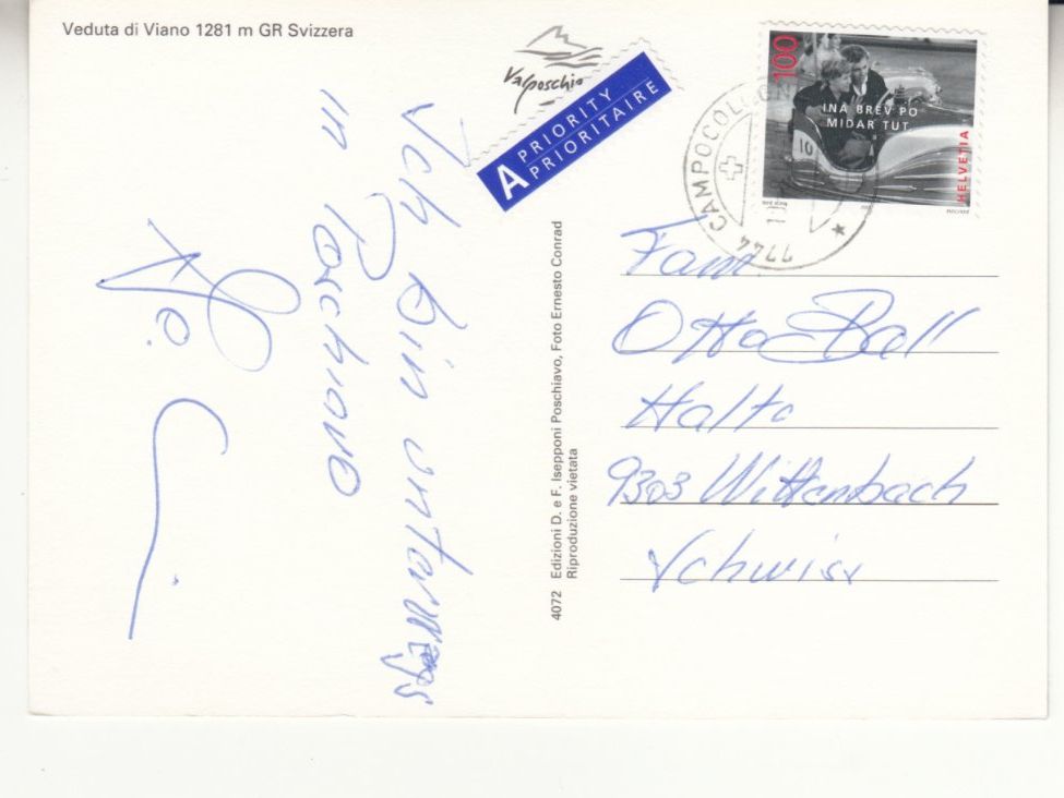 Cartoline postali: Viano 2006 – Usato da Bürglen TG venduto da StampGraf 1