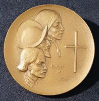GG140 - Medaille 350 Jahre Gründung Taos New Mexico 1965