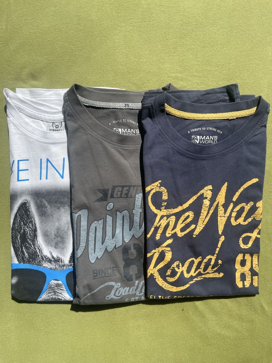 T-shirt: Herren T-Shirts 3er Pack – Usato da Stetten AG venduto da xe_k33