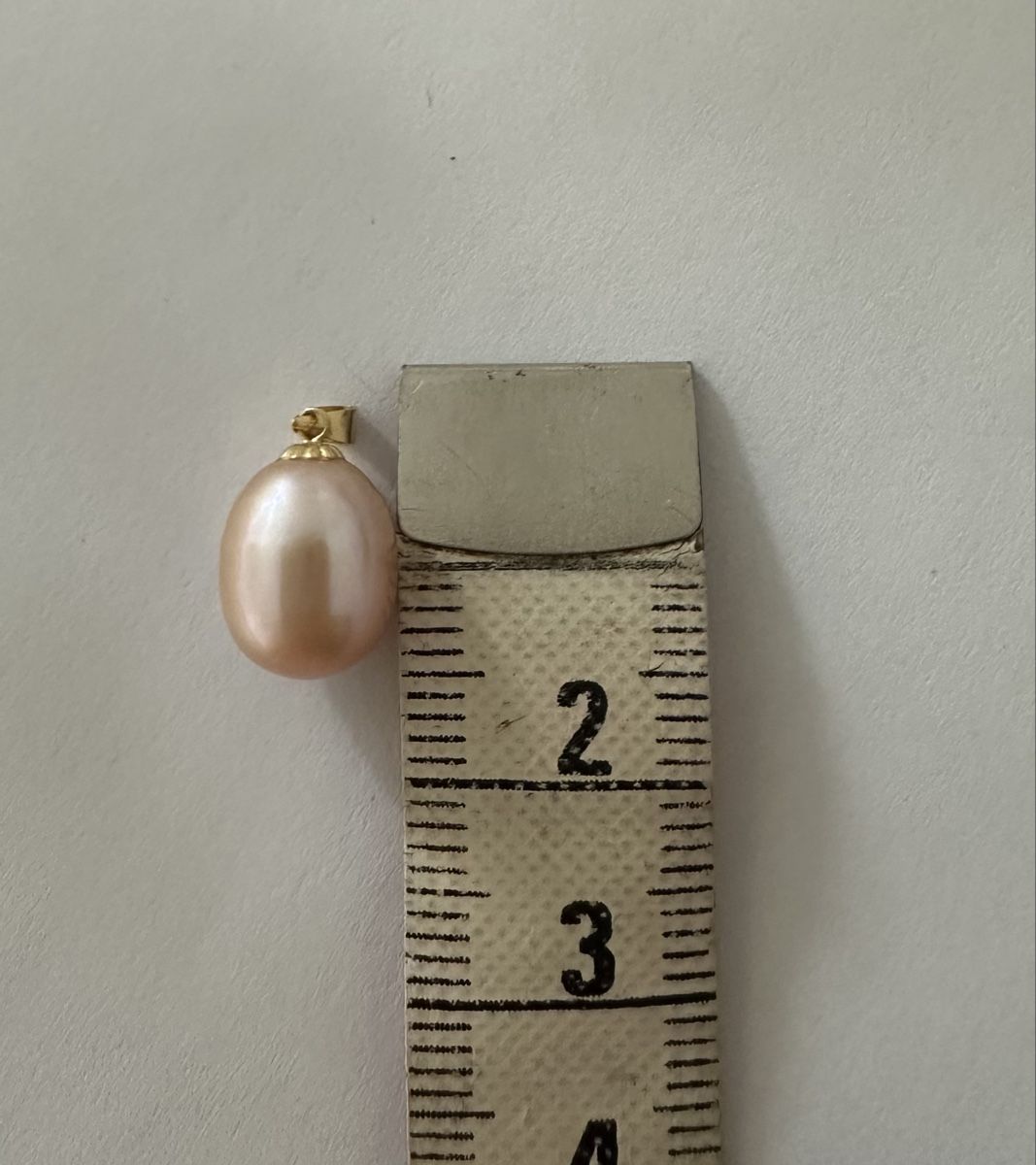 Ciondoli: Pendentif perle rose or 18k. Bonne état – Usato da Montreux venduto da luc_w7cx 5