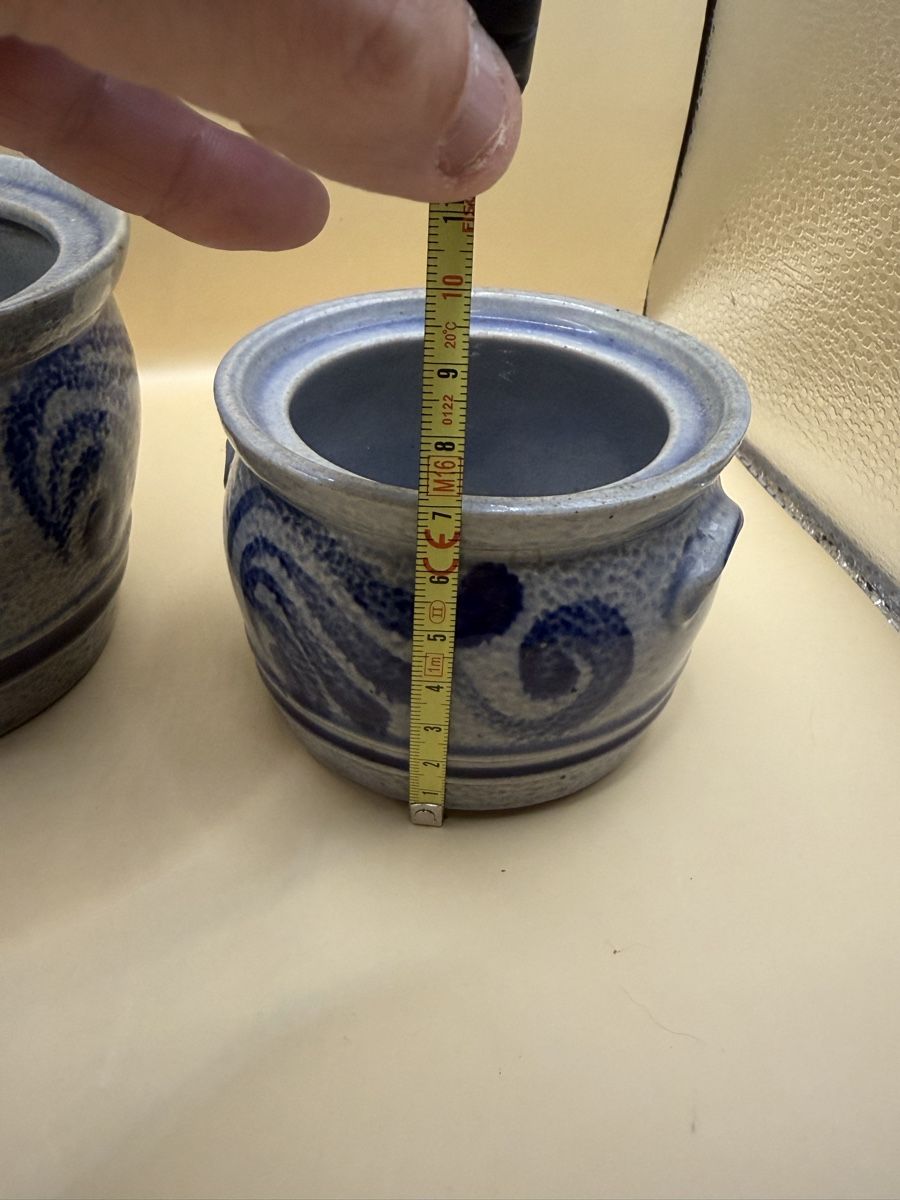 Coupes: pots grès bleu Allemagne MR Westerwald – D'occasion à Genève par sho_67qj 6