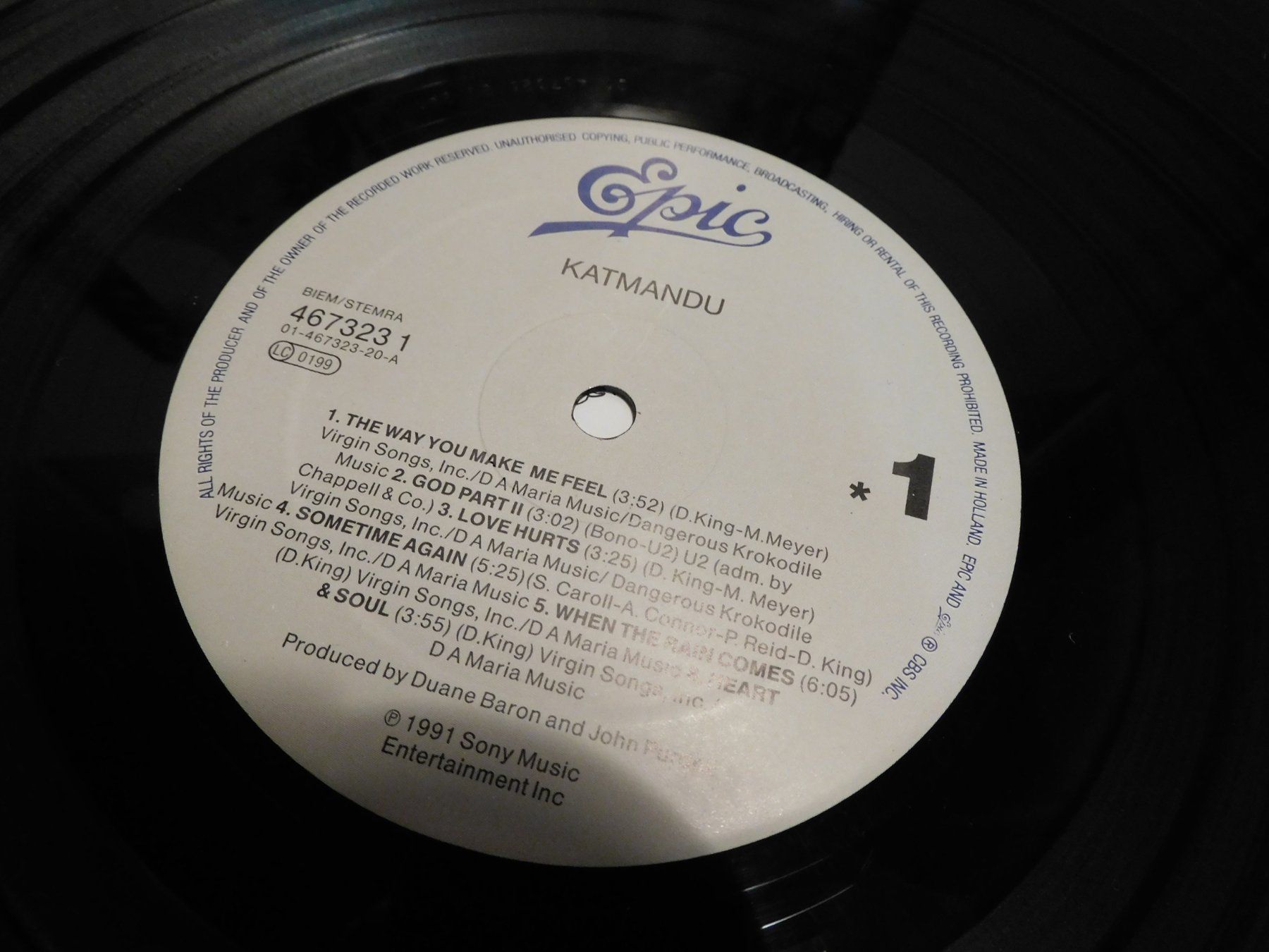 Schallplatten: LP Schallplatte 1991 - Katmandu - LP    Lp – Gebraucht aus Sursee von 76 1