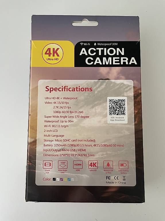 Action Cam: Action Camera 4K Ultra HD / Wi-Fi / Waterproof – Usato da Uetikon am See venduto da CarlosN01 2
