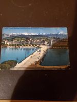 Antike Postkarte Luzern seebrücke und Bahnhof vor 1930