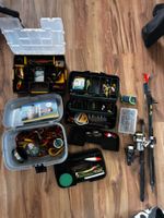 Fischerausrüstung Köder Angeln set Hacken