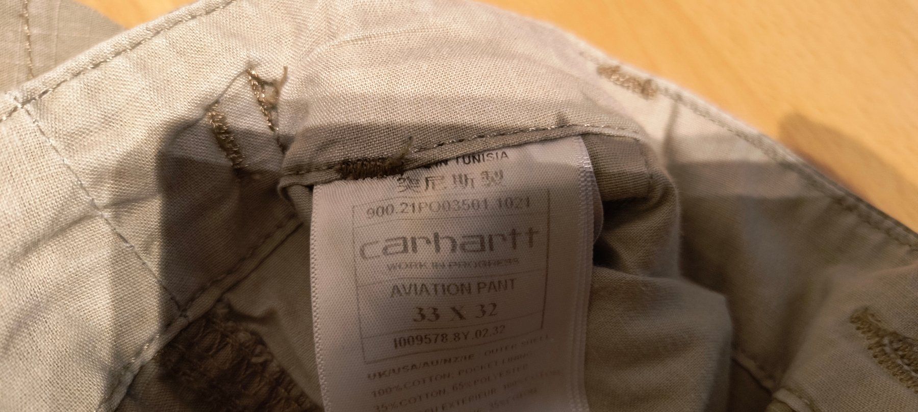 Carhartt Pantaloni: Carhartt Cargo Hose – Usato da Wiedlisbach venduto da Leaf99 6
