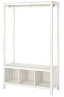 Ikea Hemnes Garderobenschrank / Kleiderschrank offen