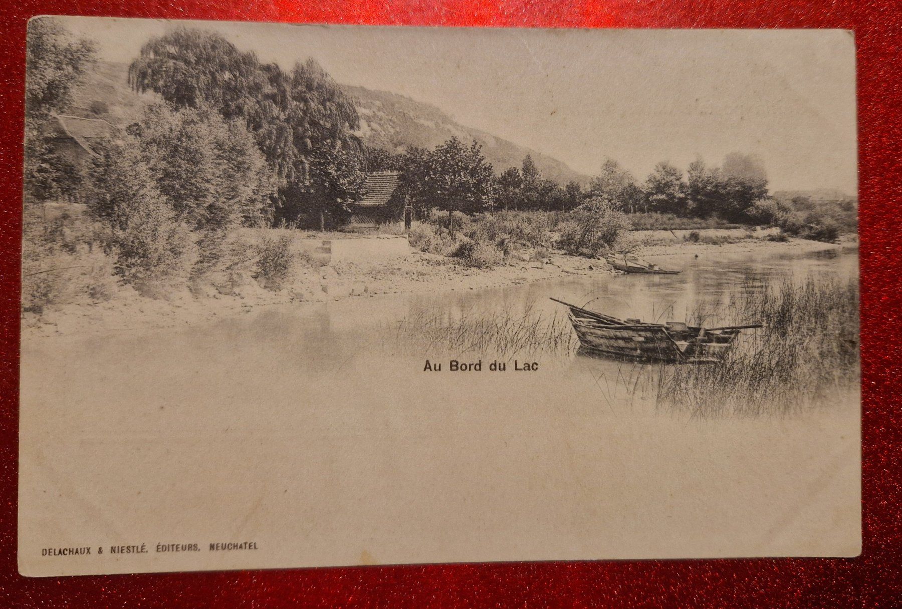 Cartoline postali: "Au Bord du Lac" - rar – Nuovo (secondo la descrizione) da Melchnau venduto da Fishel