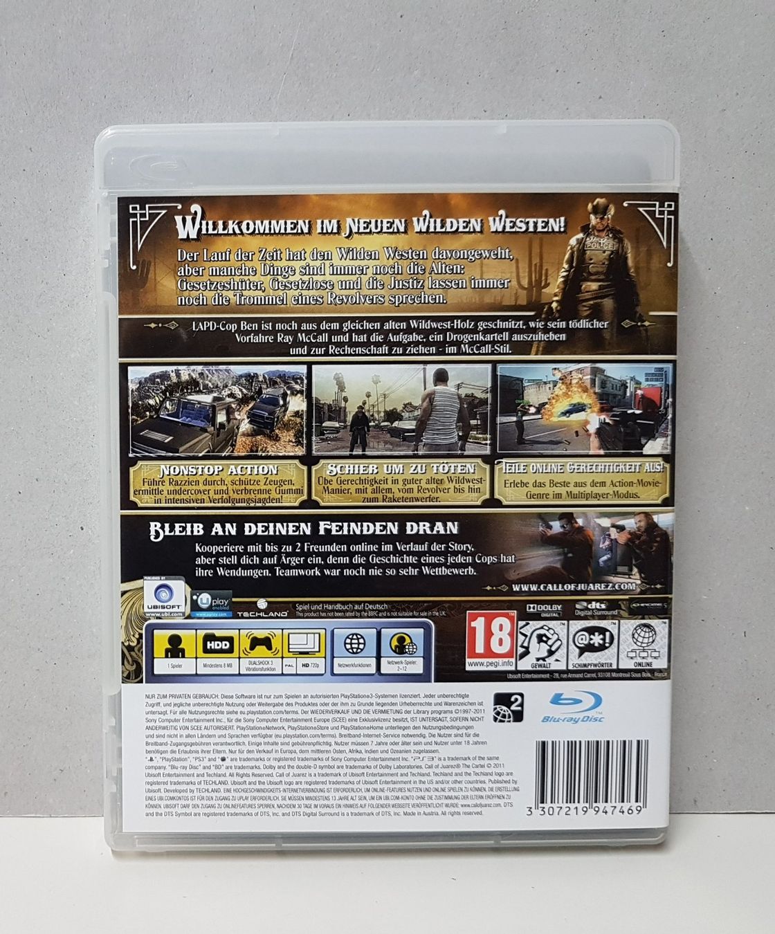 Sony Spiele: Call of Juarez The Cartel im neuen Wilden Westen  PS3 – Gebraucht aus Schüpfheim von Games_Spielkonsolen 3