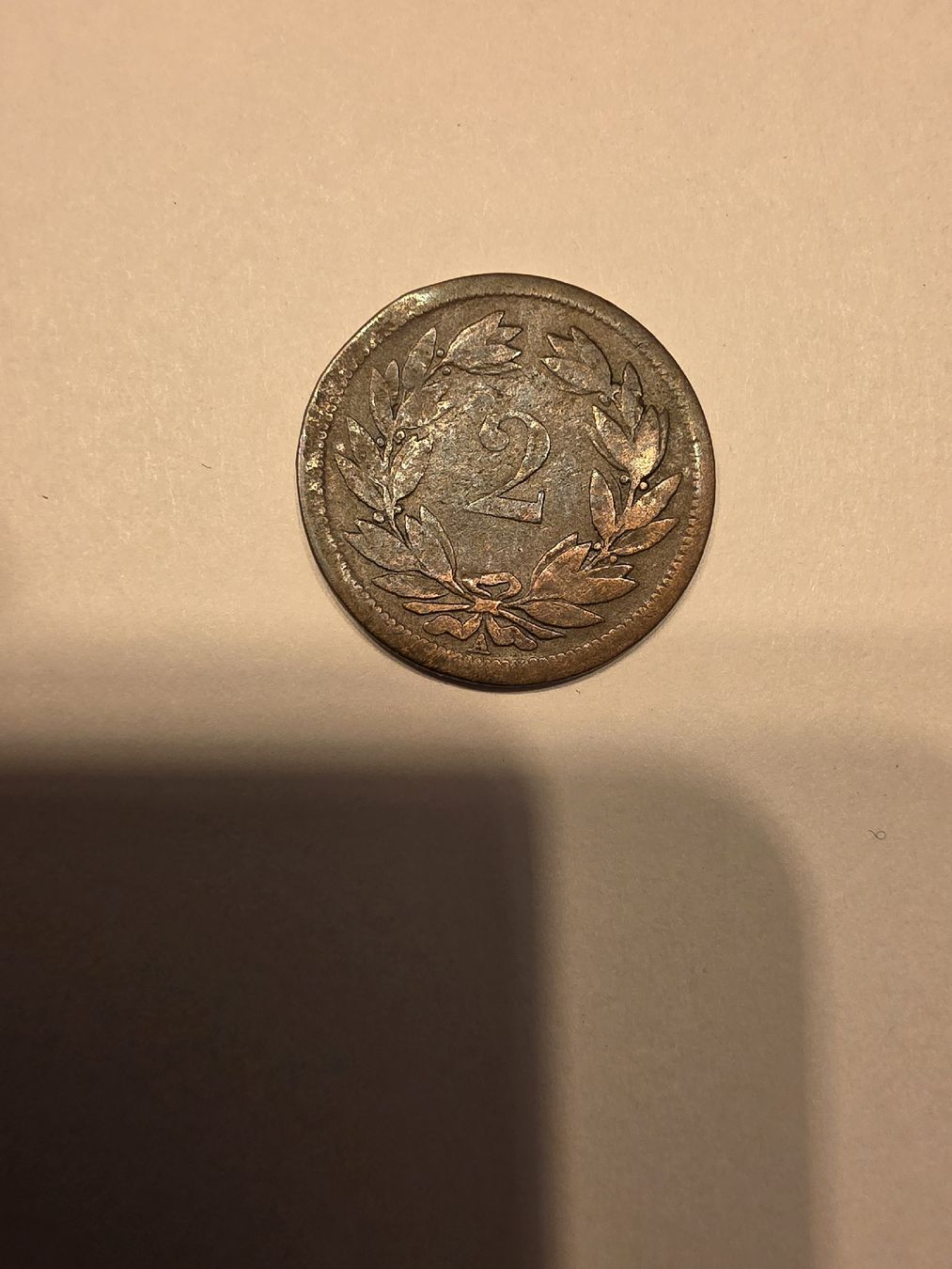 Alle Münzen: piece 2cts 1851 – Gebraucht aus Fribourg von yan_z5fr 1
