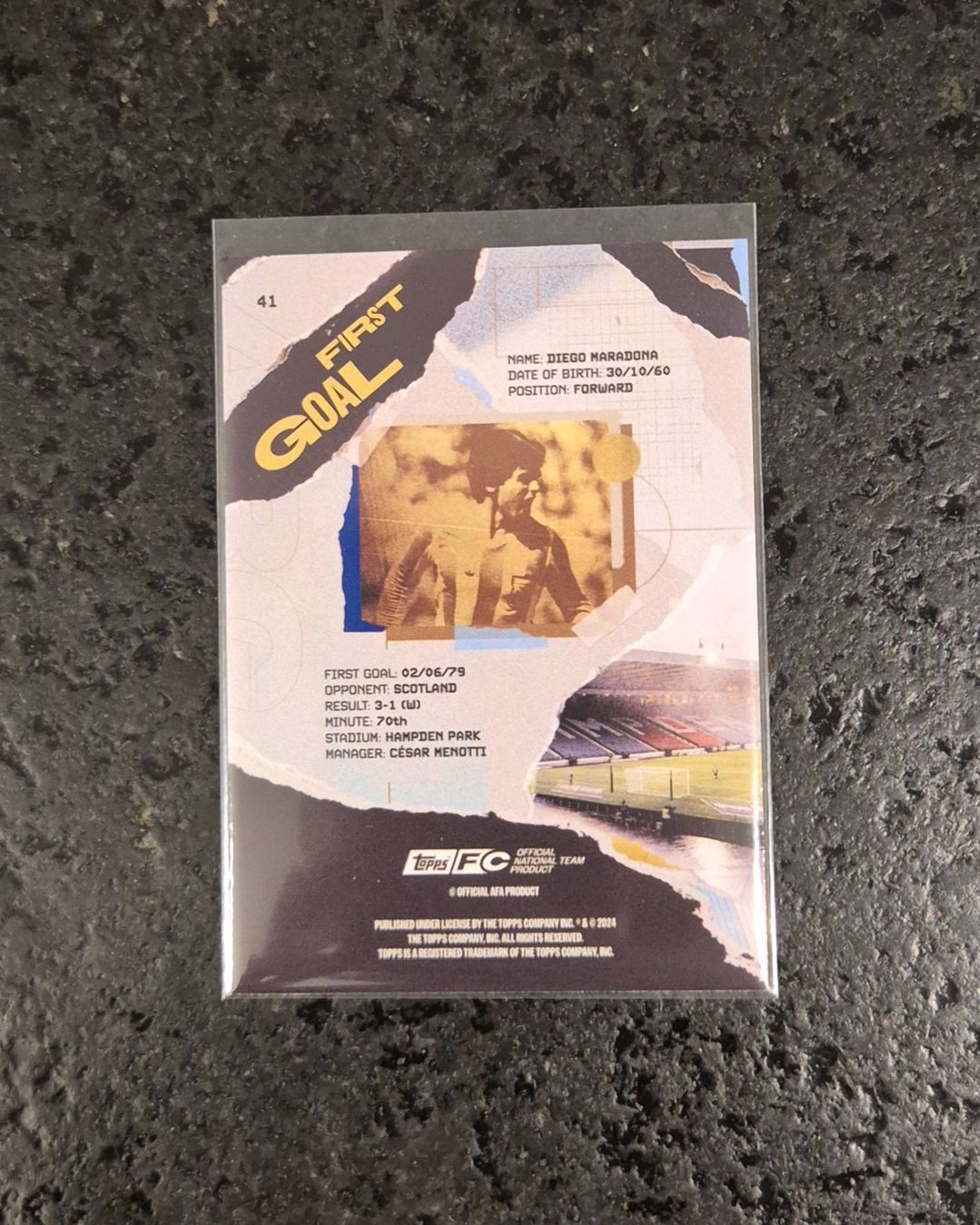 Topps Carte collezionabili: Diego Maradona - Argentinien - Topps – Nuovo (secondo la descrizione) da Burg AG venduto da Danoe 1