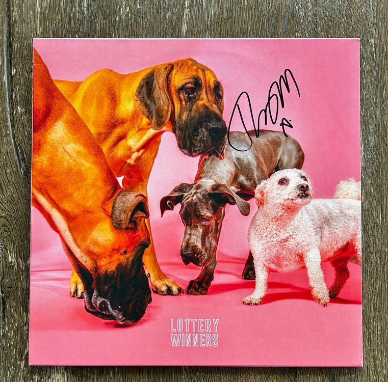 LOTTERY WINNERS „S/T“ LP Signed Thom Rylance Robbie Williams (Neu ...