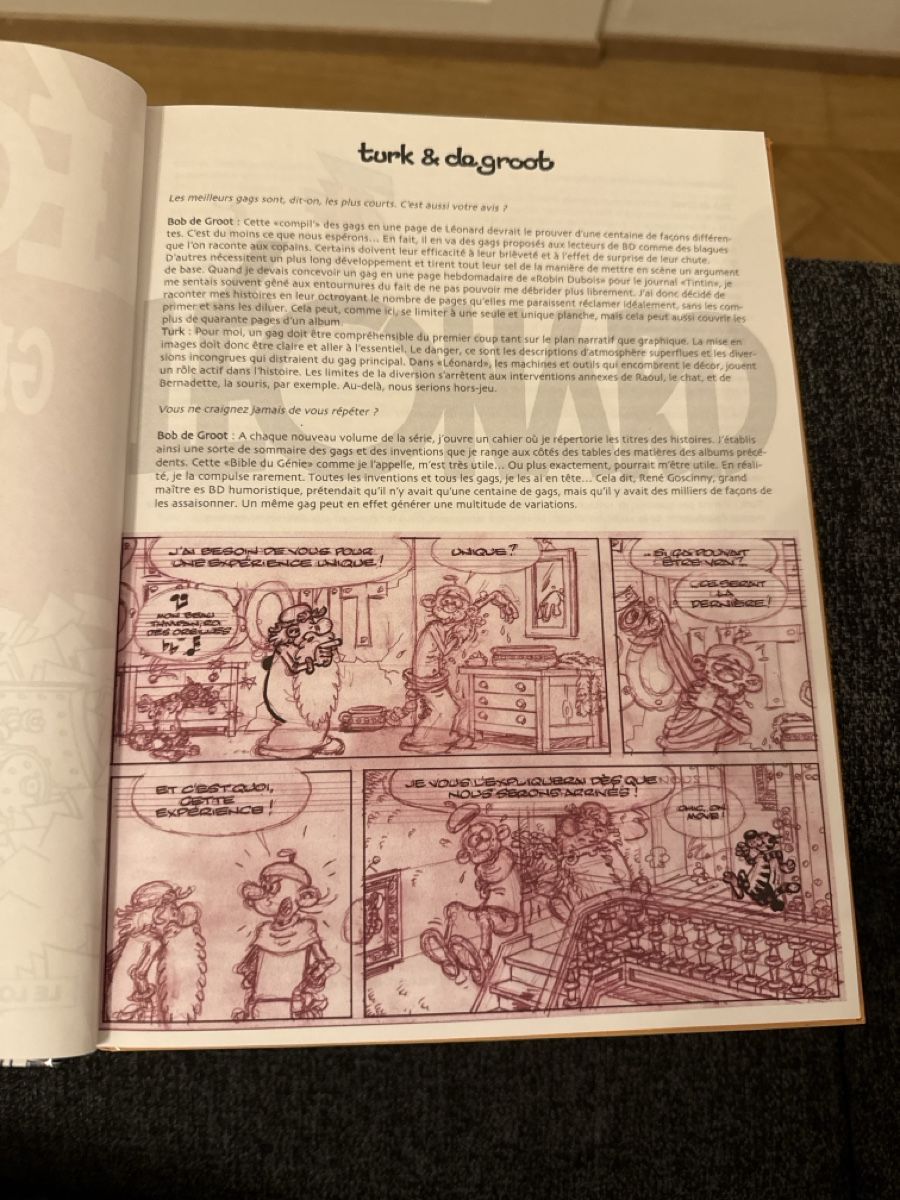 Fumetti: BD LÉONARD - GÉNIE À LA PAGE - PREMIÈRE ÉDITION 2003 – Nuovo (secondo la descrizione) da Genève venduto da Emorejac 2