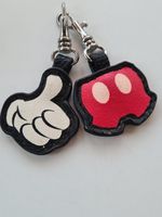 Mickey Mouse Taschenanhänger Set, Hand und Hose Disney