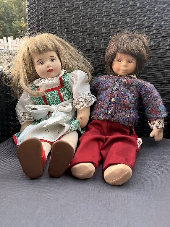 Bambole: Stoffpuppen Handgemacht – Usato da Rothenhausen venduto da mel_y5gx