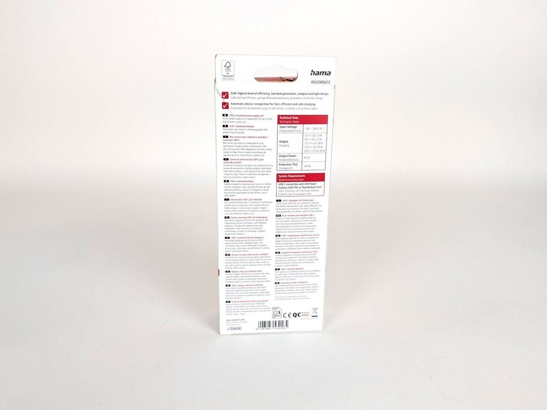 Hama Ladegerät: HAMA Universal USB-C Notebook Power – Neu (gemäss Beschreibung) aus Thun von Restwert_Thun 2
