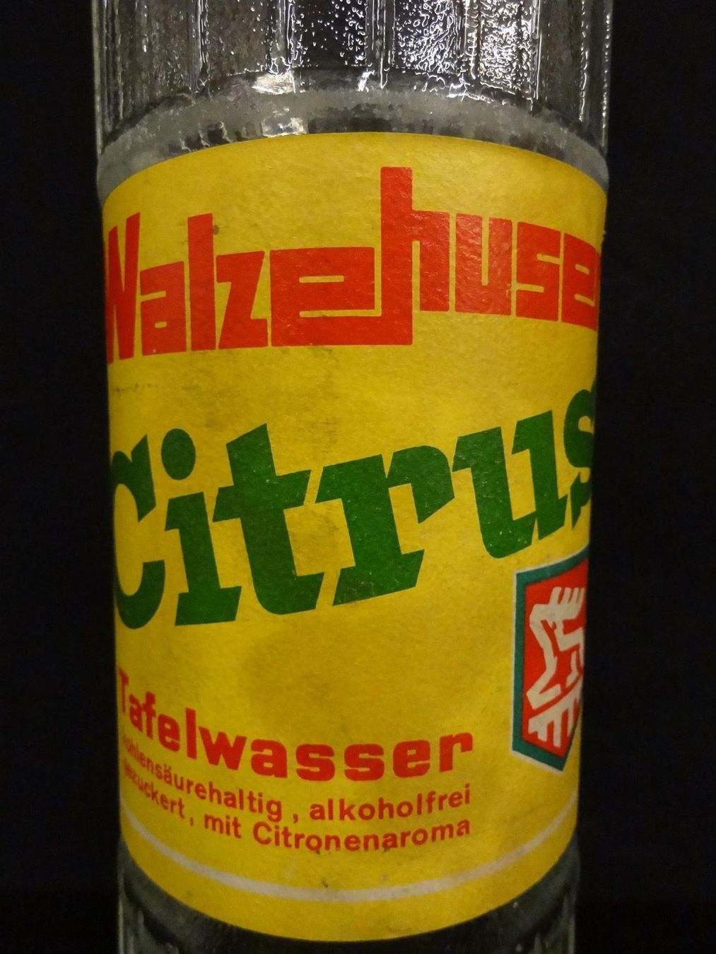 Bicchieri, Caraffe & Bottiglie: alte Flasche WALZEHUSER CITRUS 1959 – Usato da Kerzers venduto da Flaschenposten 3